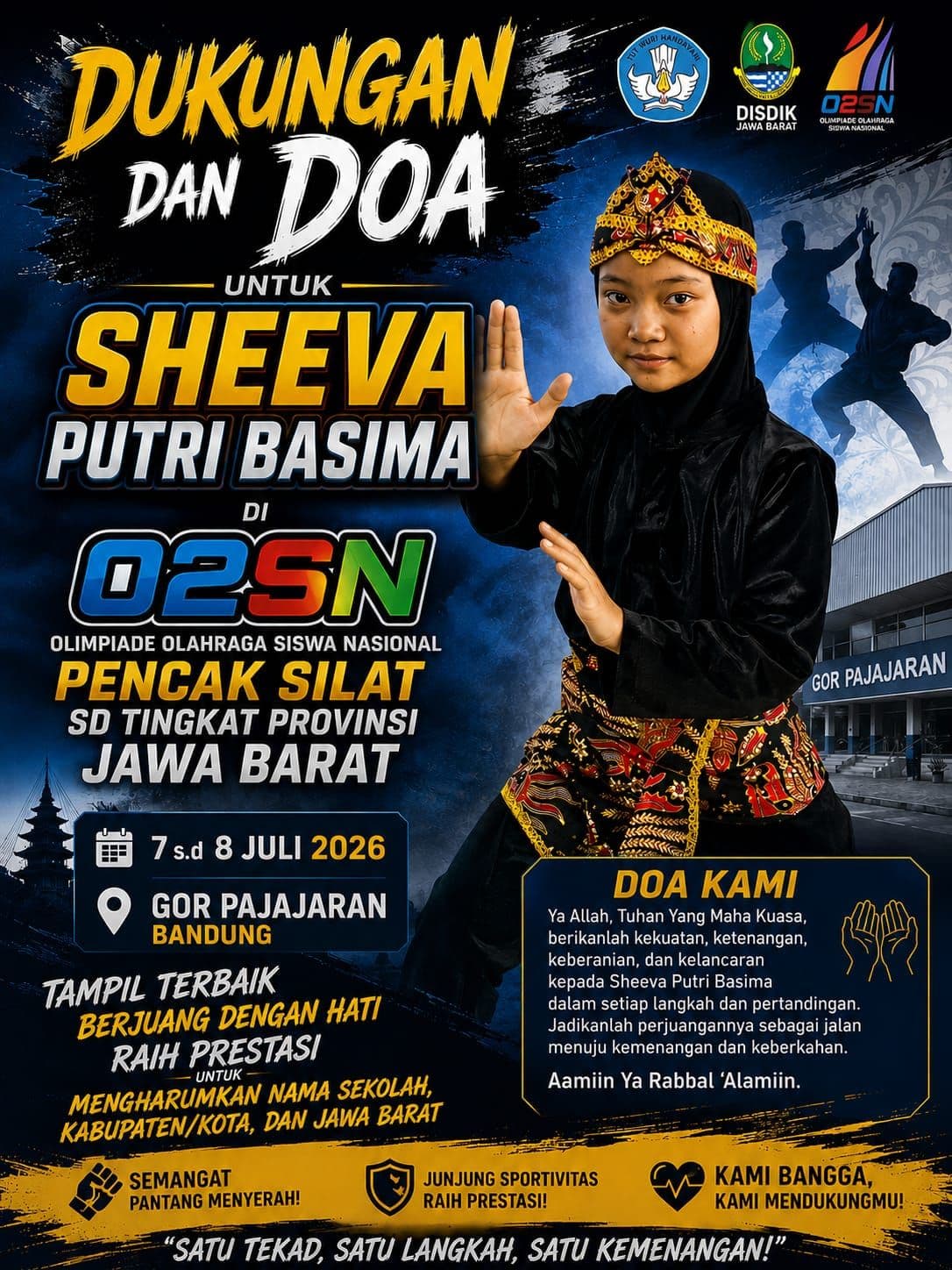 SHEEVA HARUMKAN KAMPUNG SILAT JAMPANG Pencak Silat O2SN Provisi Jawa Barat